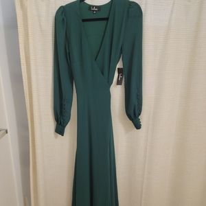 Lulus Green Size Small Wrap Dress